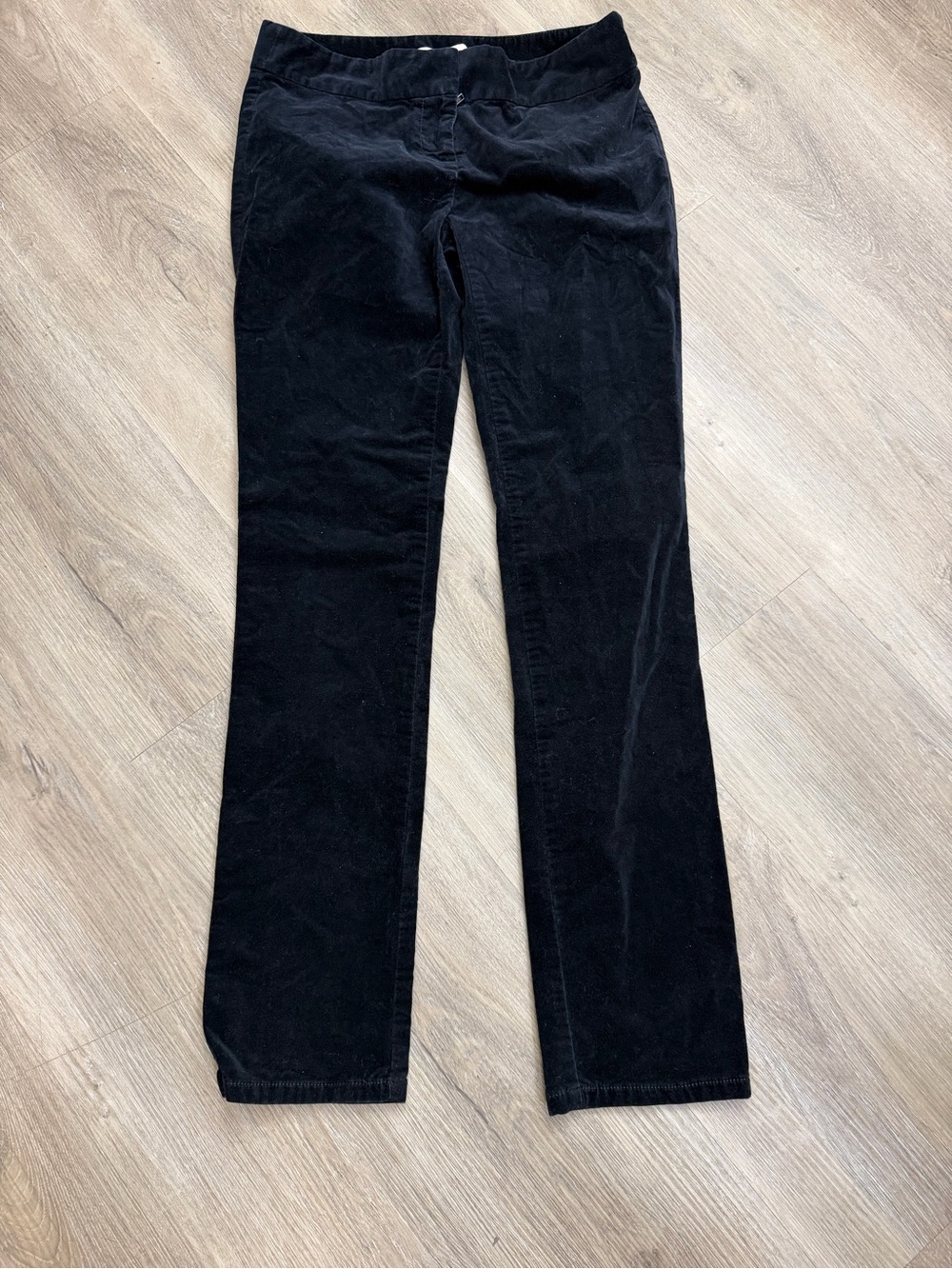 Ann Taylor LOFT Black Velvet Pants Size 0 0415